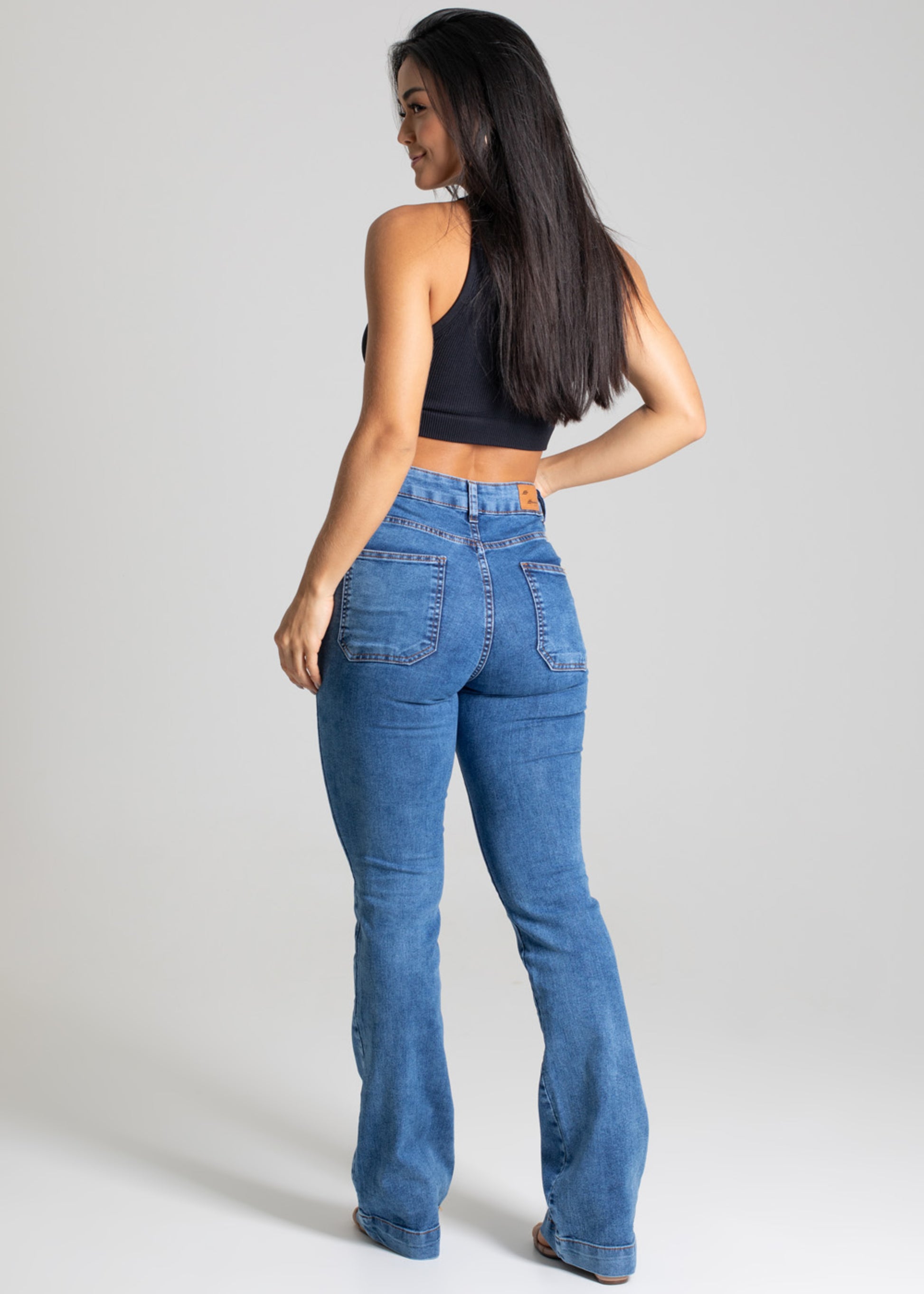 Sawary Boot Cut Jeans Pants - 277408