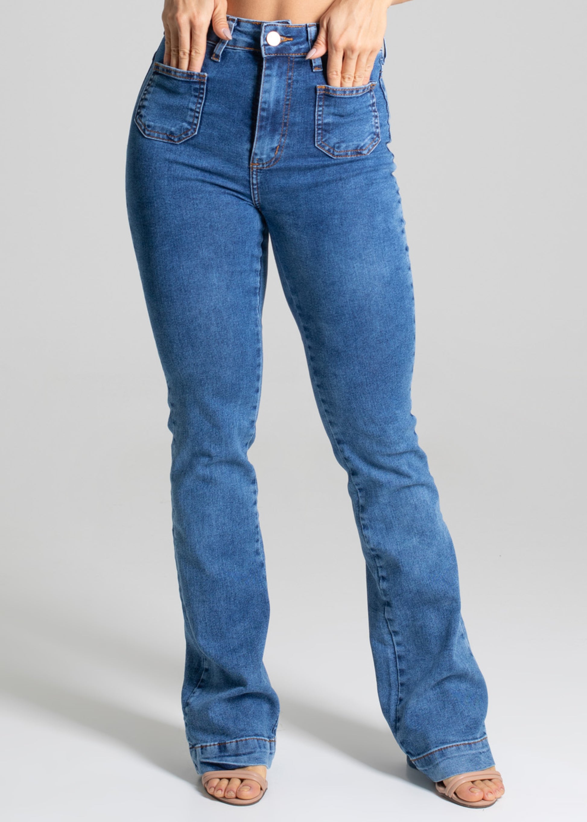 Sawary Boot Cut Jeans Pants - 277408