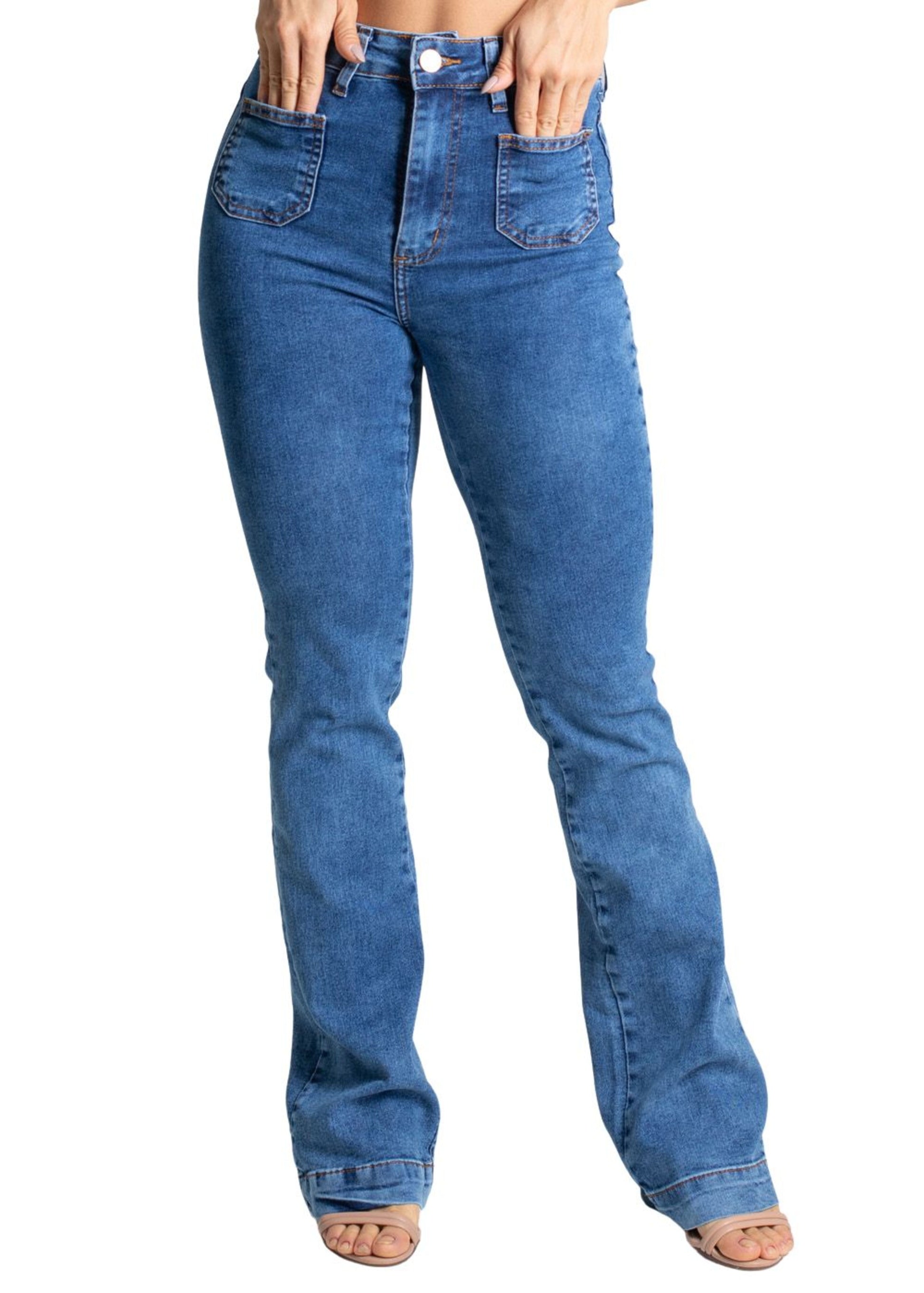Sawary Boot Cut Jeans Pants - 277408