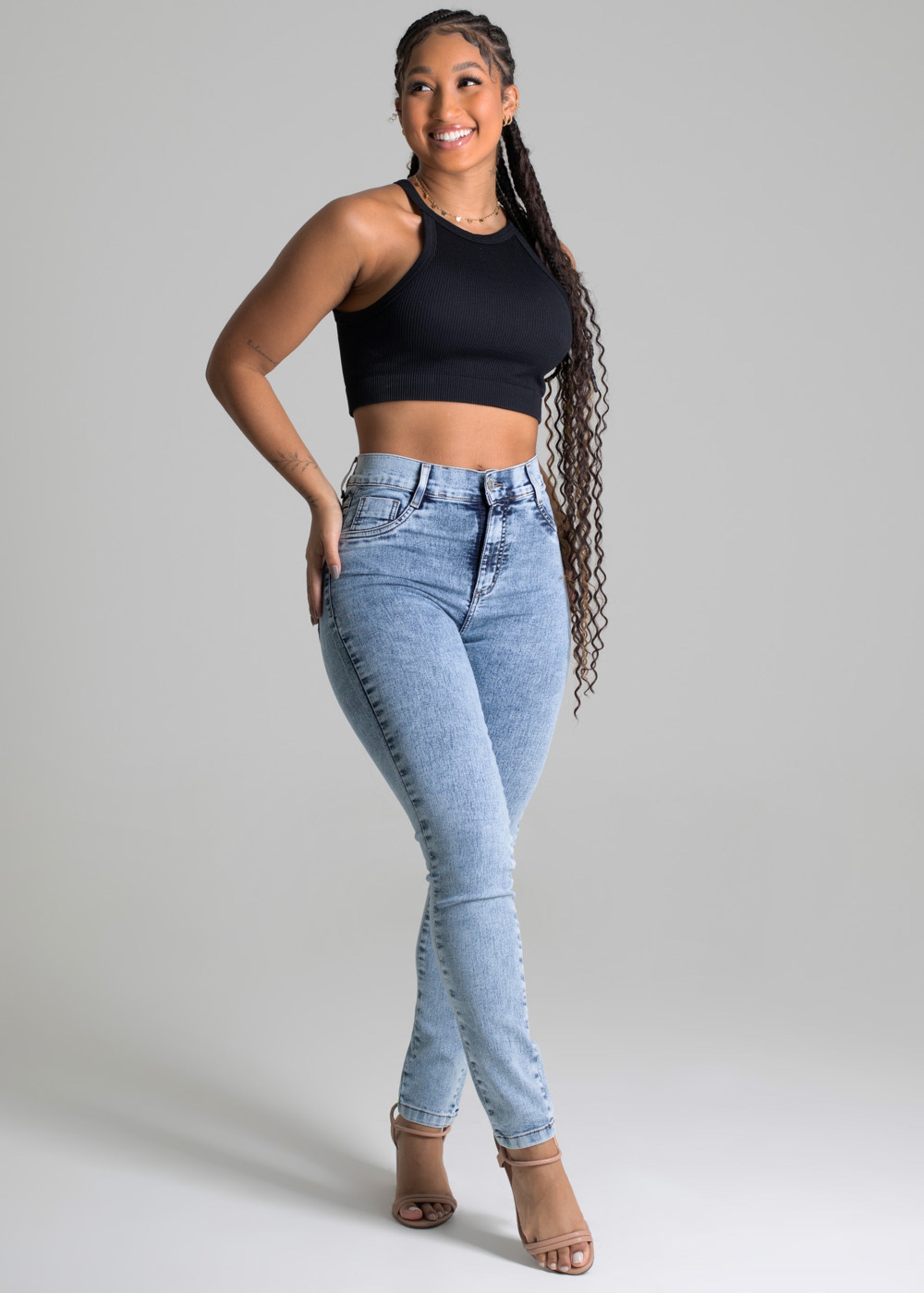Sawary Skinny Jeans Pants - 277411