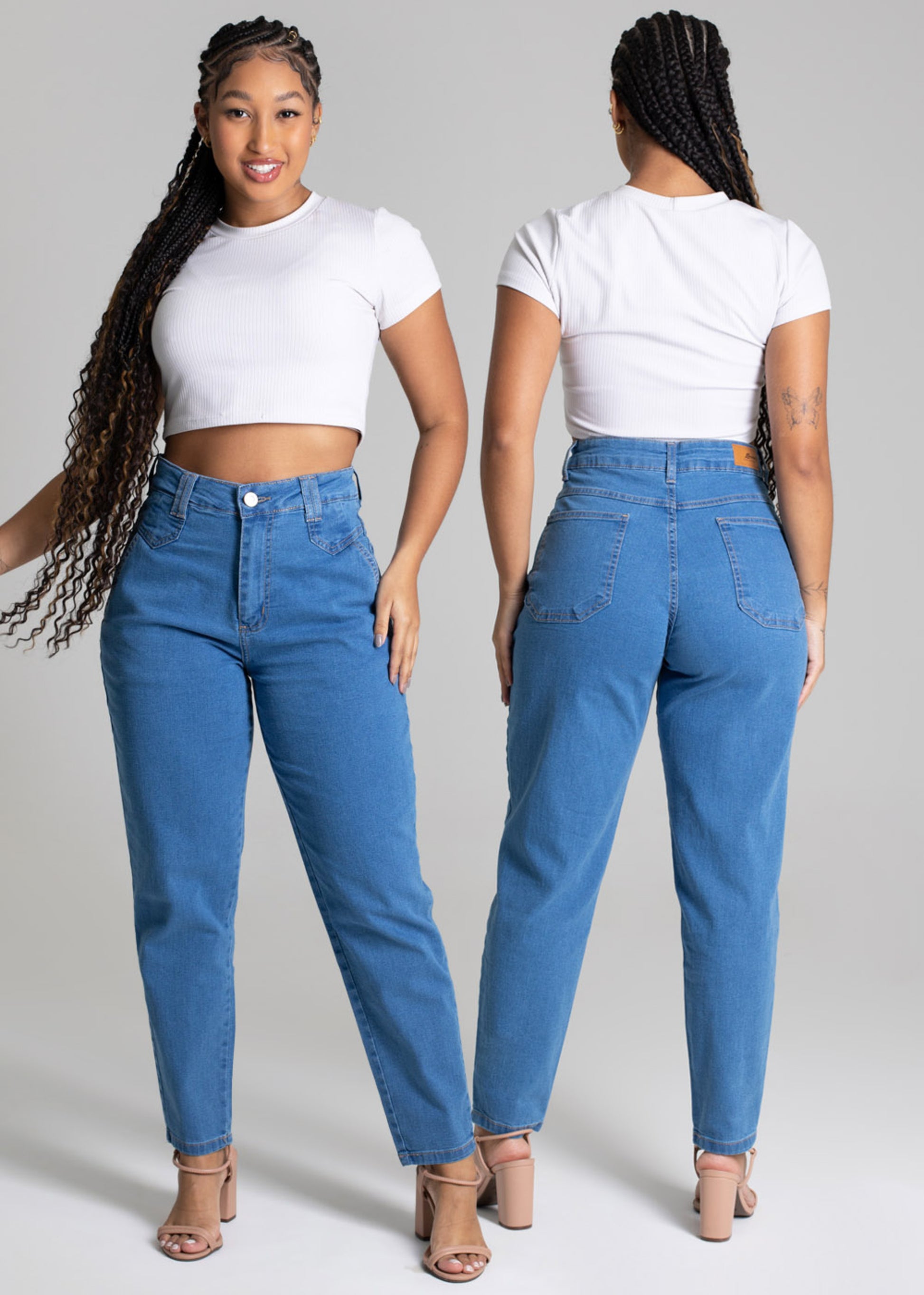 Sawary Jeans Mom Pants - 277426