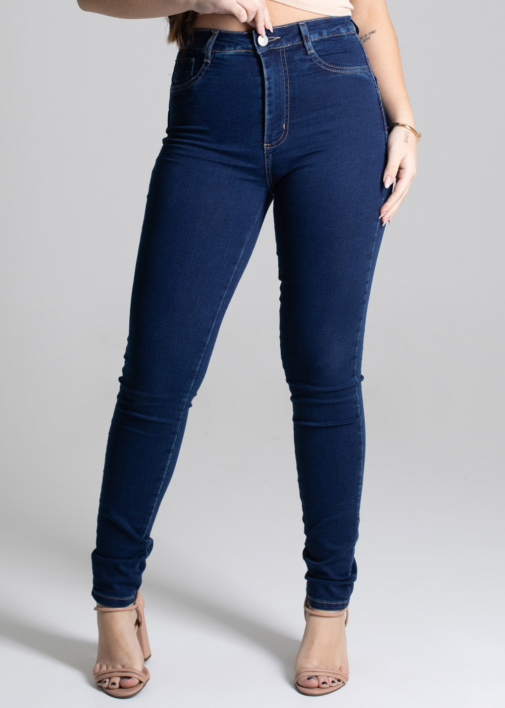 Sawary Butt Shaping Jeans Pants - 277454 BLUE