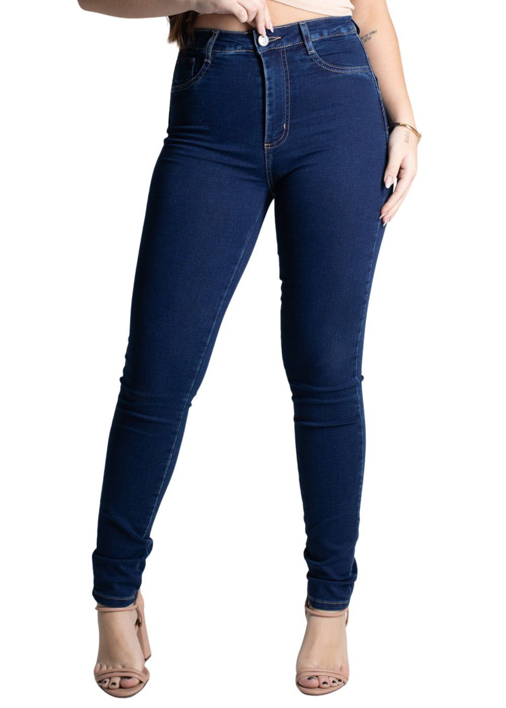 Sawary Butt Shaping Jeans Pants - 277454 BLUE