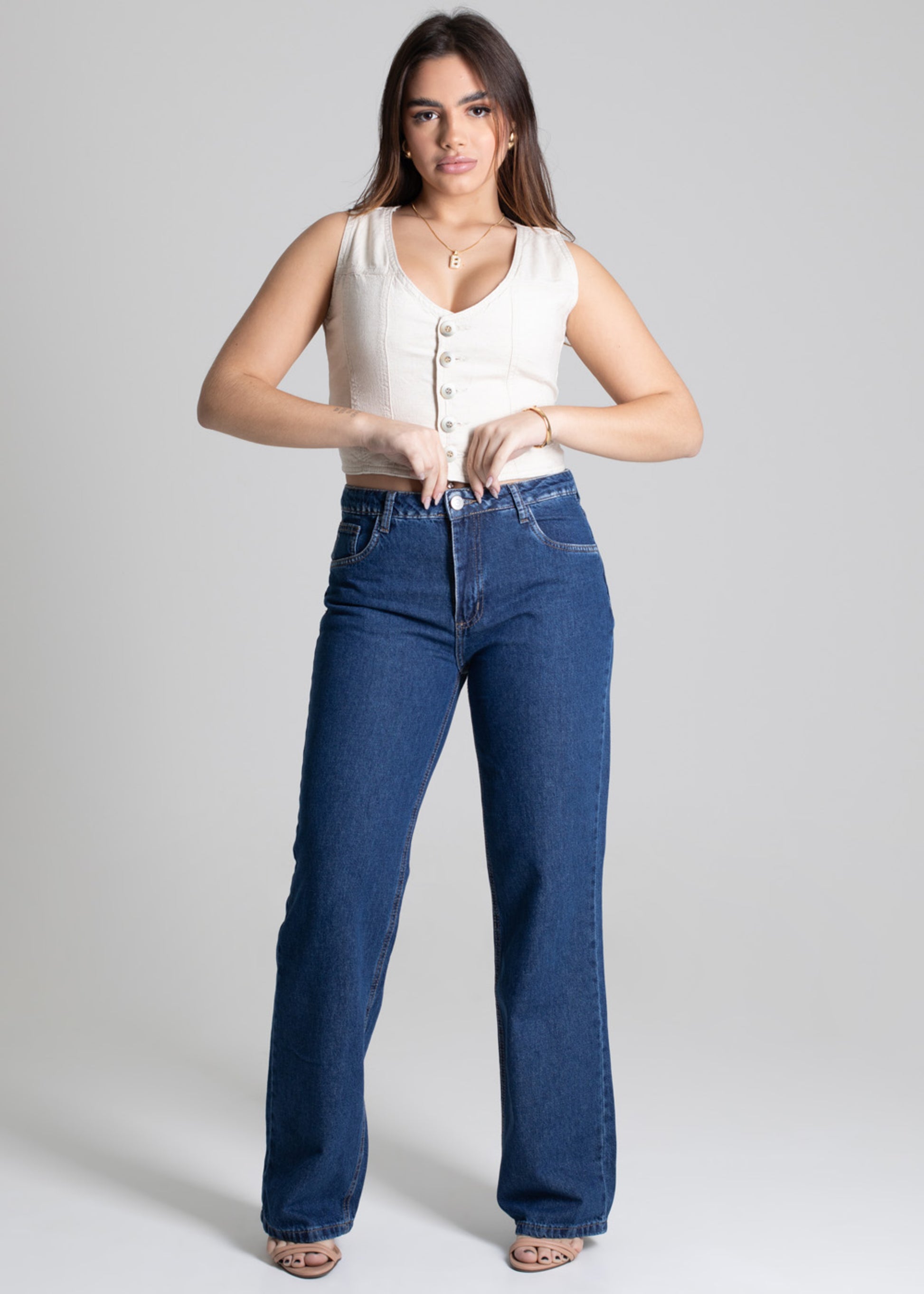 Sawary Straight Jeans Pants - 277555