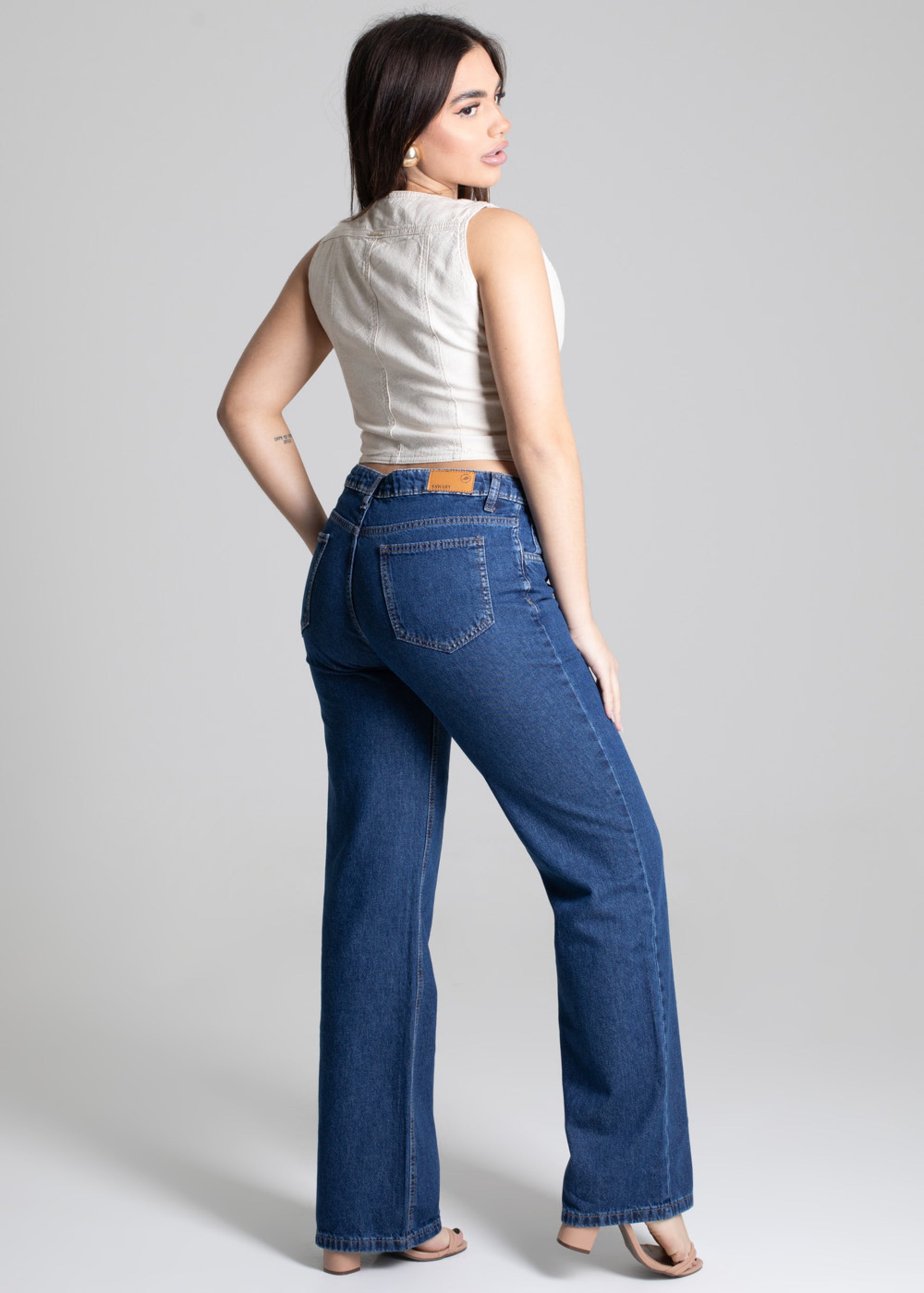Sawary Straight Jeans Pants - 277555