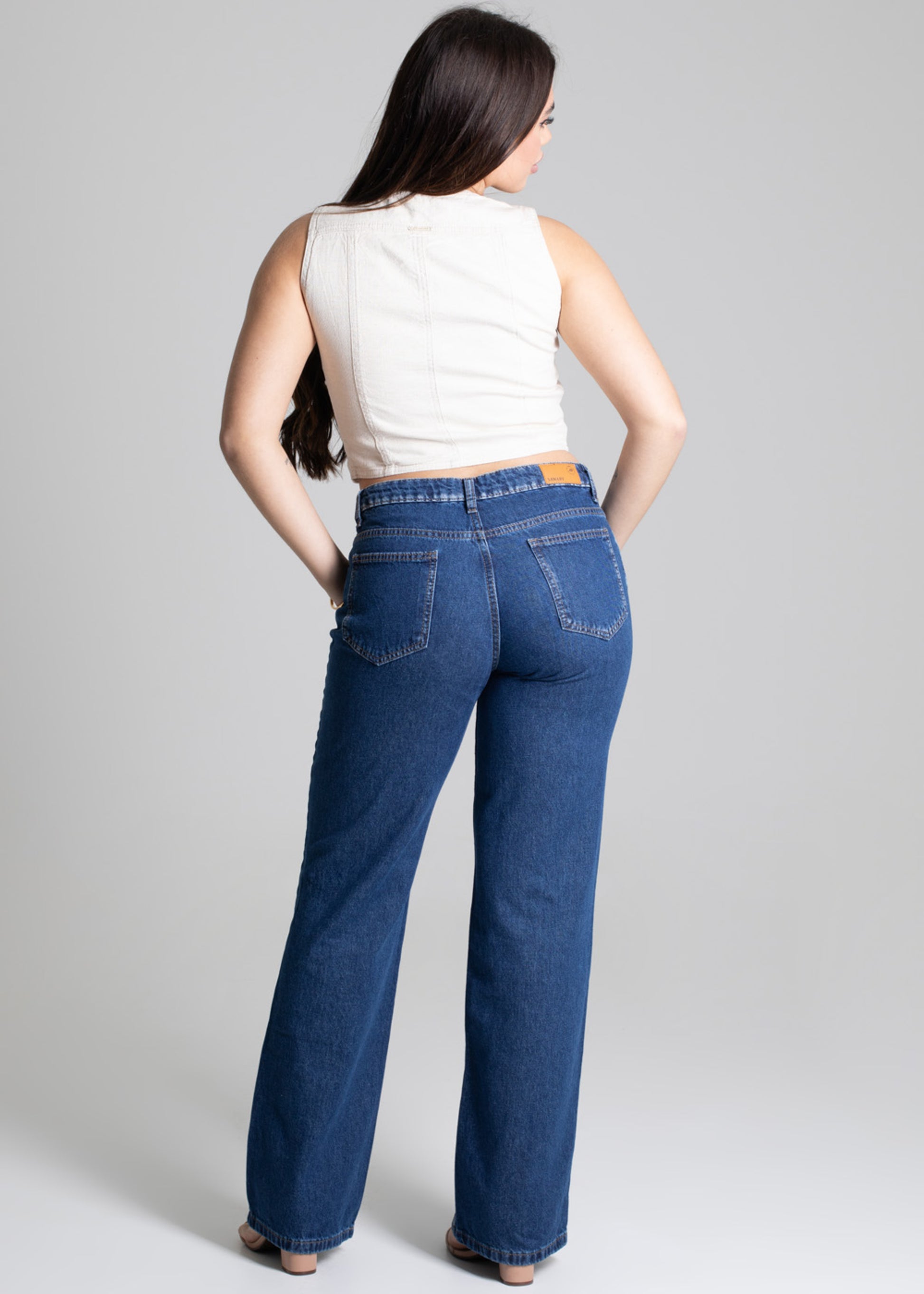 Sawary Straight Jeans Pants - 277555