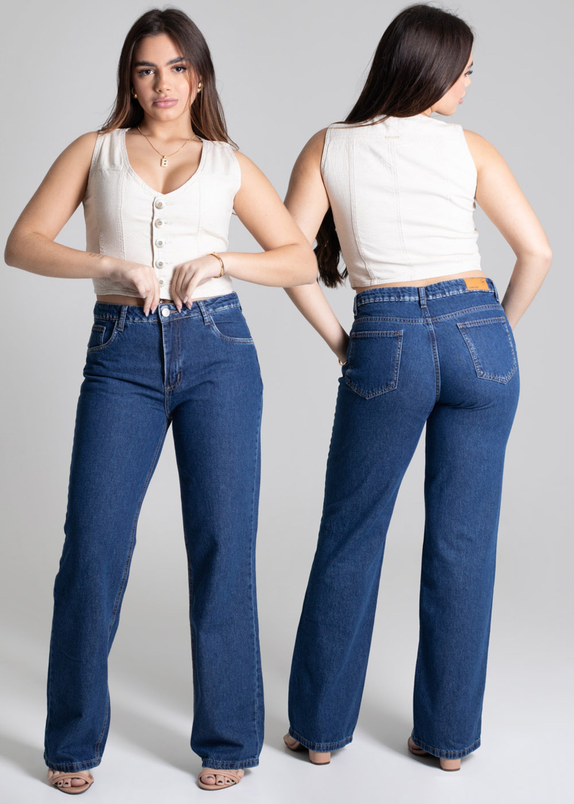 Sawary Straight Jeans Pants - 277555