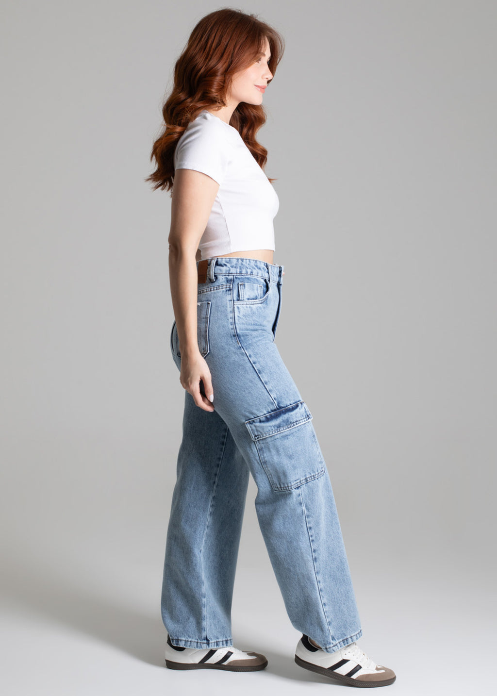 Sawary Cargo Petit Jeans Pants - 278235