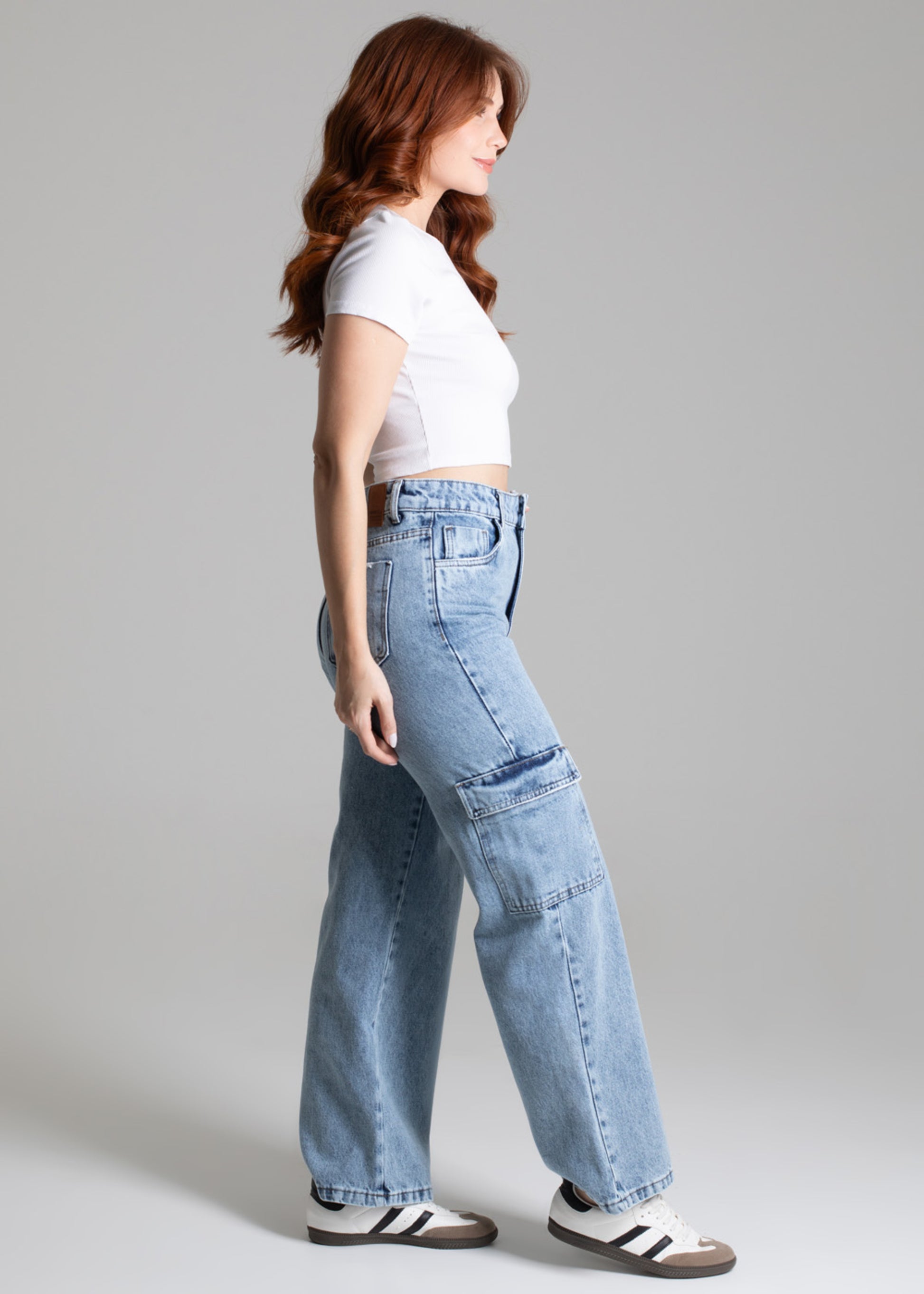Sawary Cargo Petit Jeans Pants - 278235