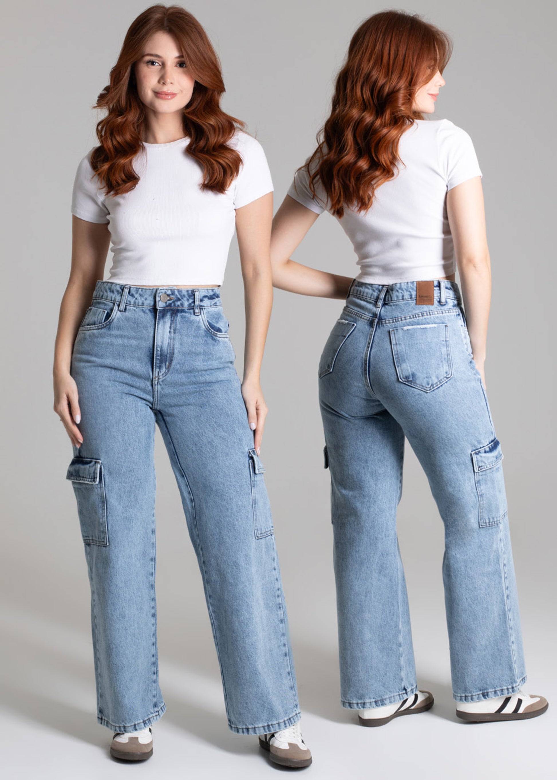 Sawary Cargo Petit Jeans Pants - 278235