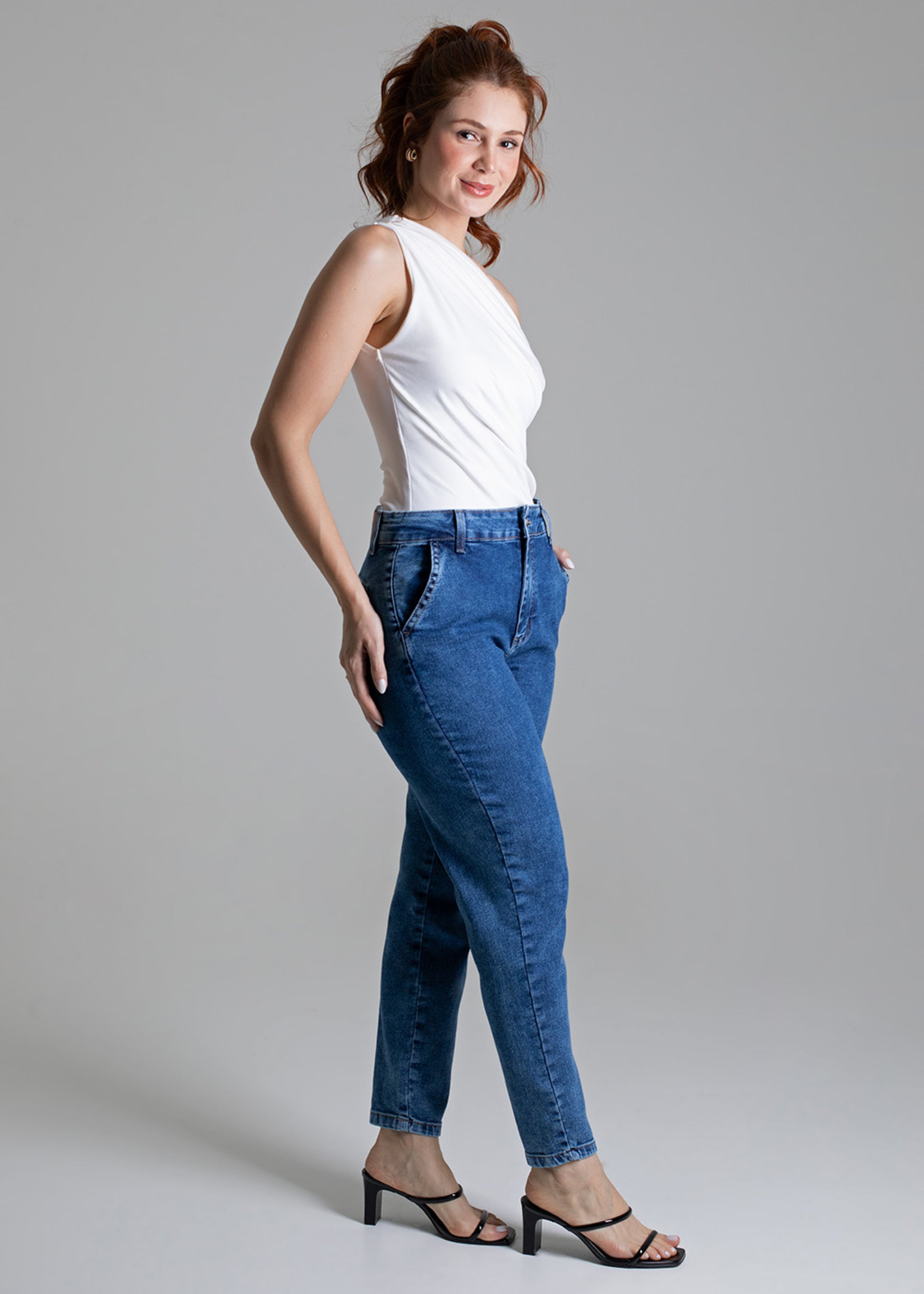 Sawary Mom Jeans Pants - 279027