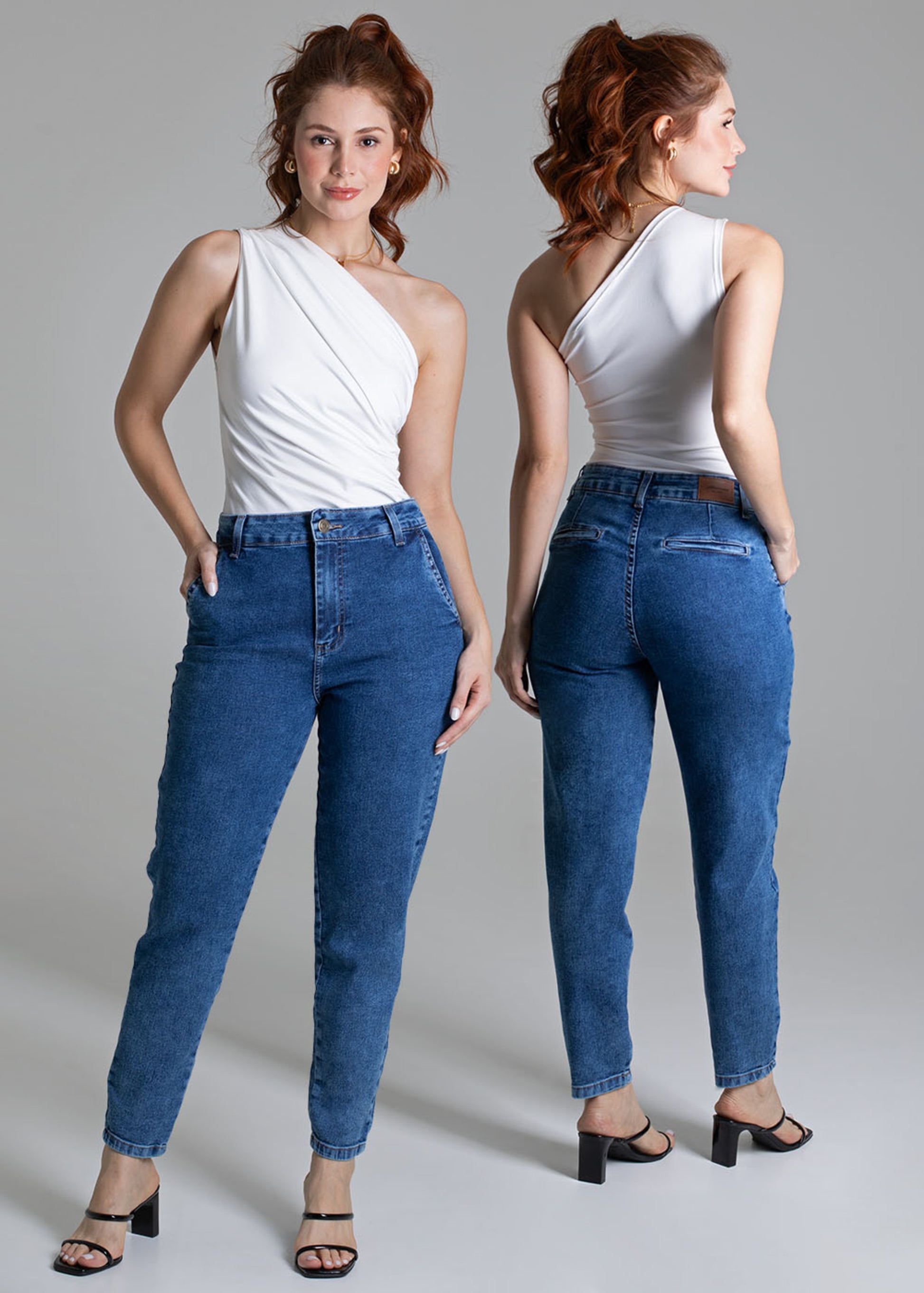 Sawary Mom Jeans Pants - 279027