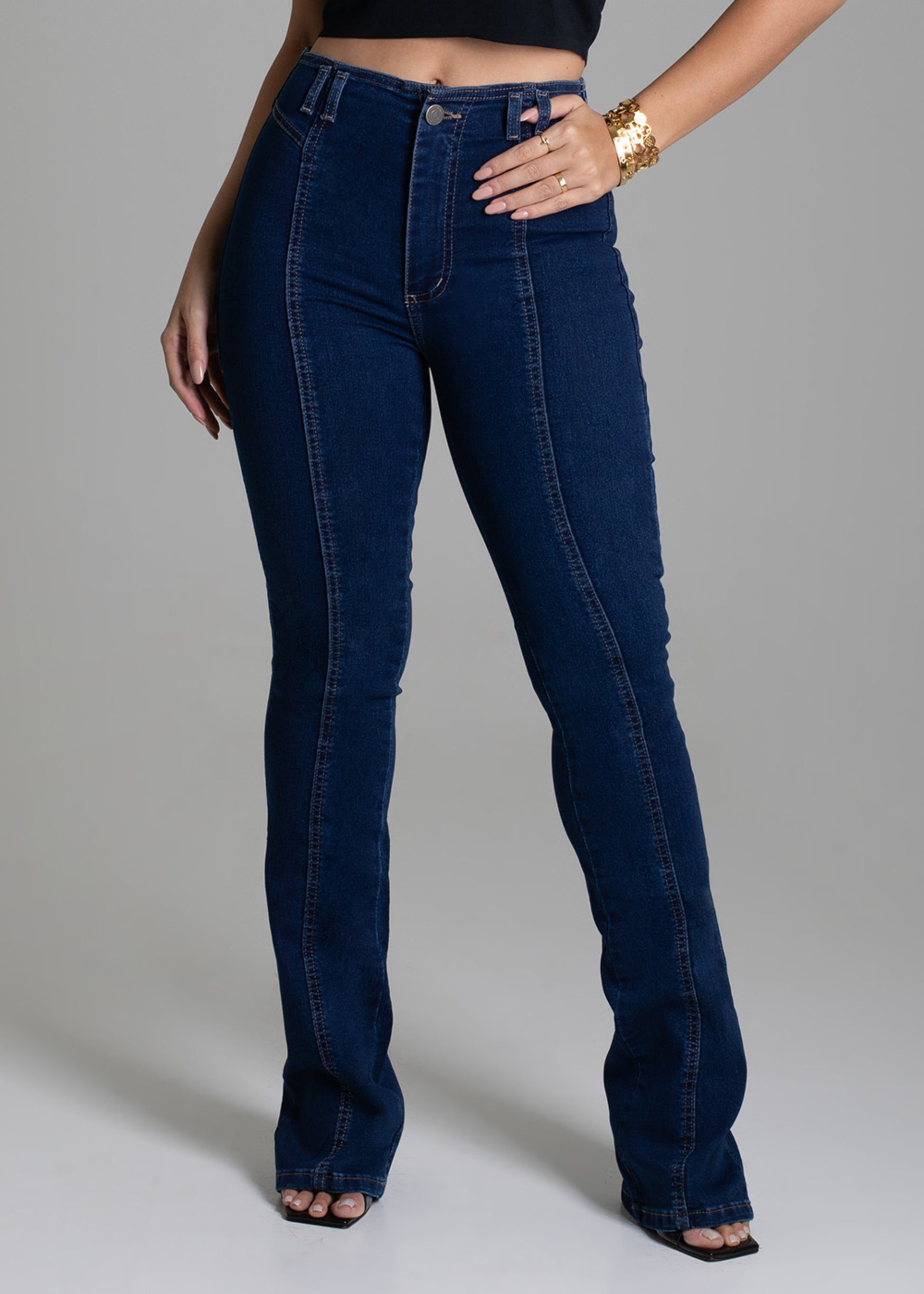 Sawary Boot Cut Jeans Pants - 279040