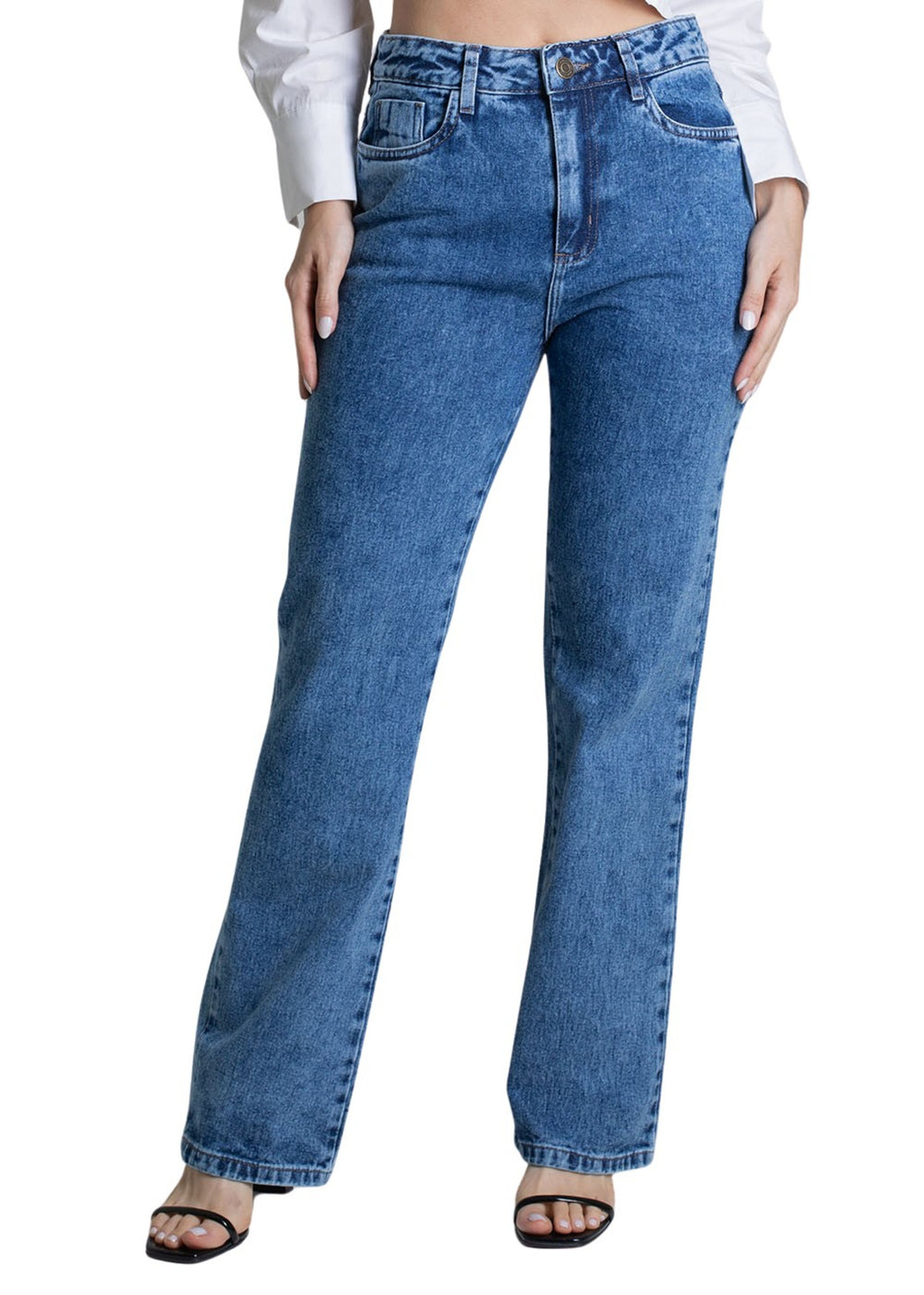 Sawary Straight Jeans Pants - 279046