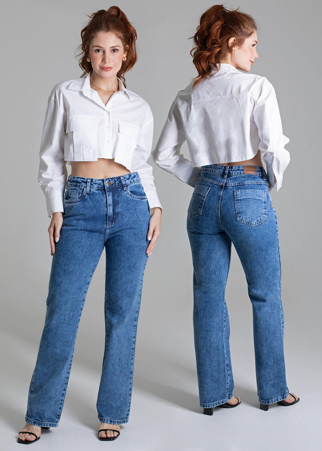 Sawary Straight Jeans Pants - 279046