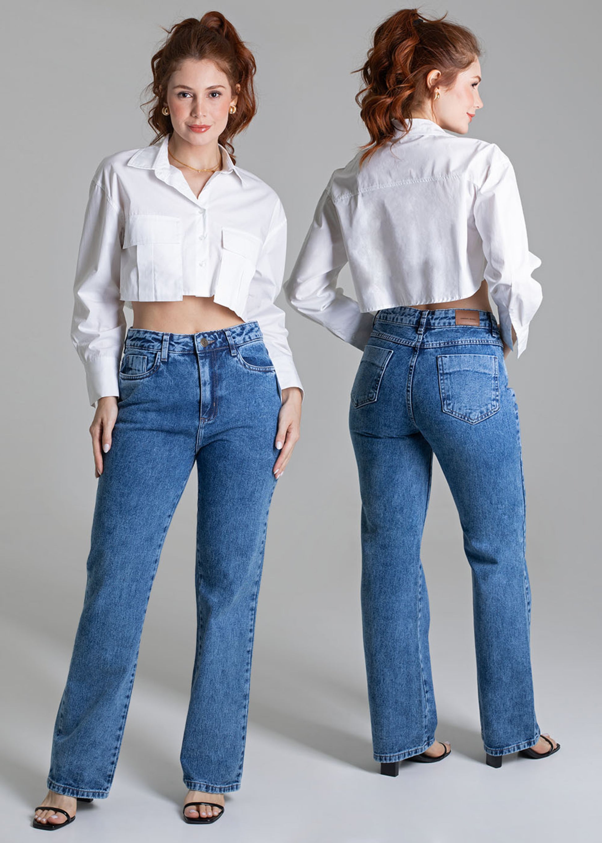 Sawary Straight Jeans Pants - 279046