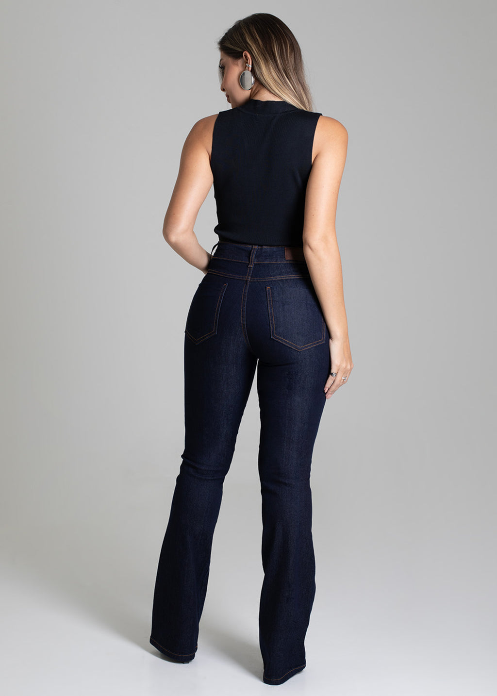 Sawary Boot Cut Jeans Pants - 279068 BLUE