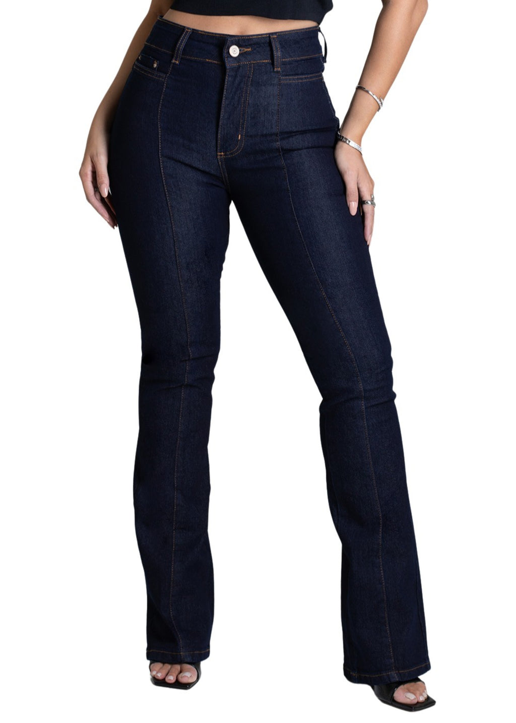 Sawary Boot Cut Jeans Pants - 279068 BLUE