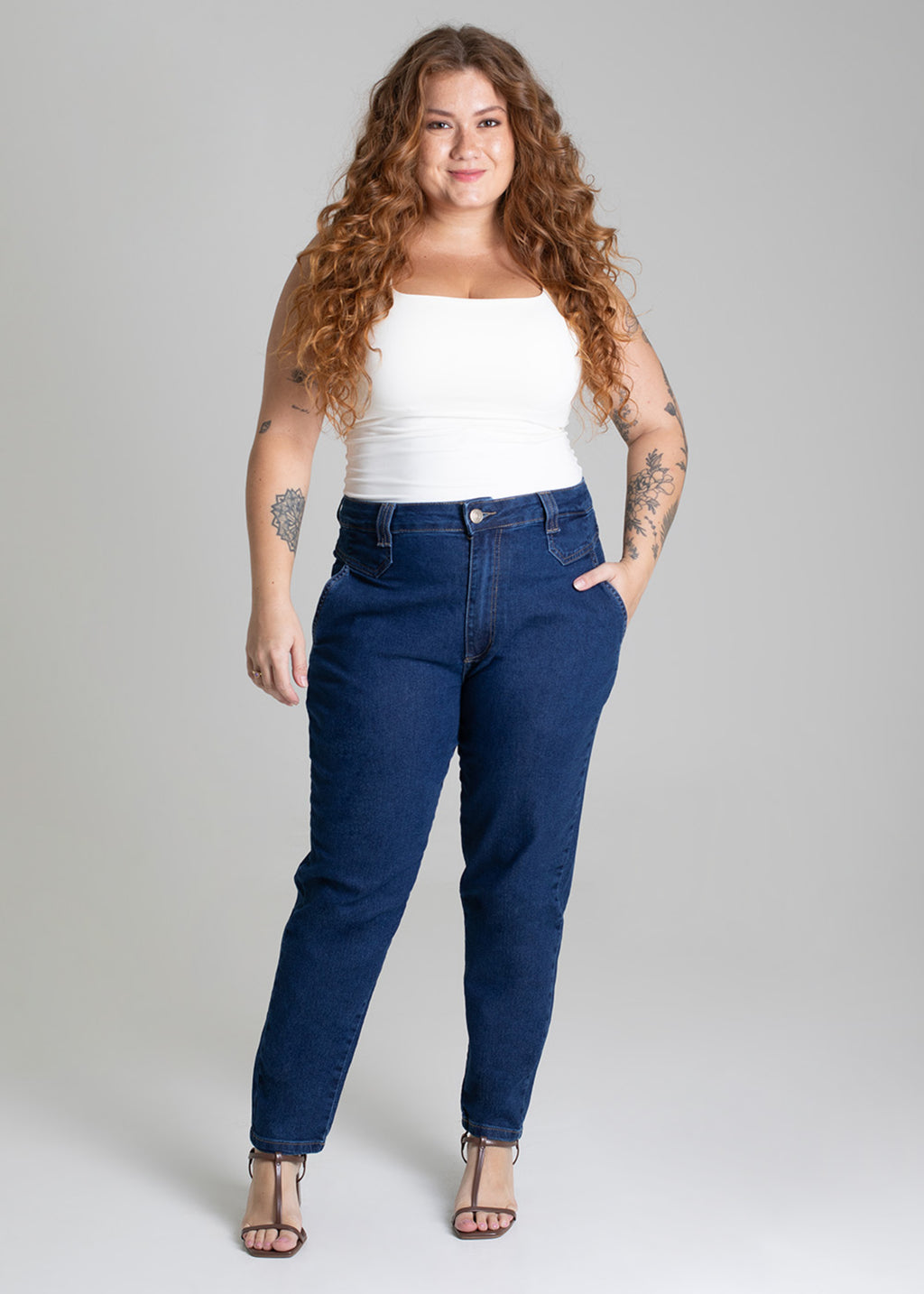 Sawary Plus Size Jeans Pants - 279135
