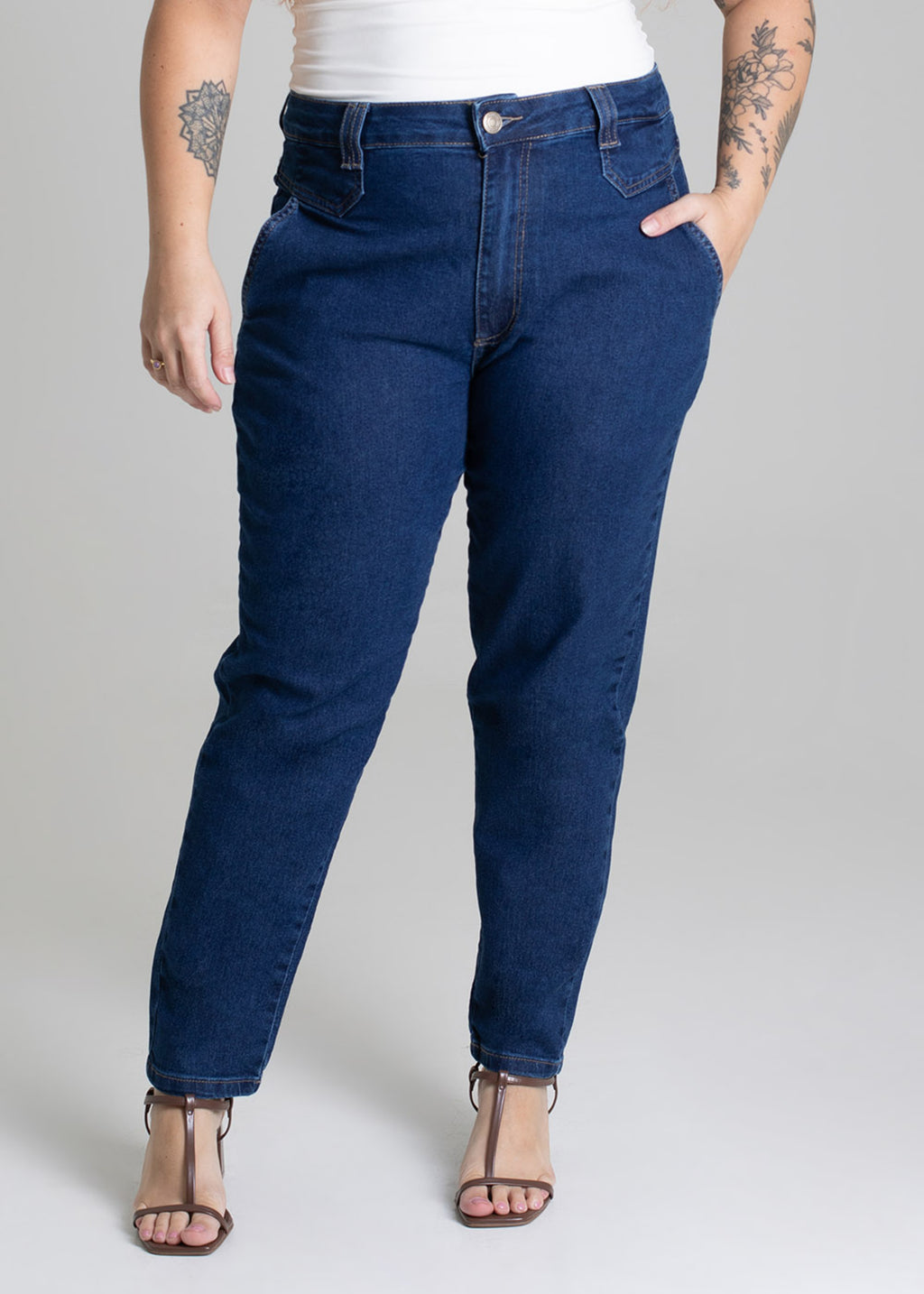 Sawary Plus Size Jeans Pants - 279135