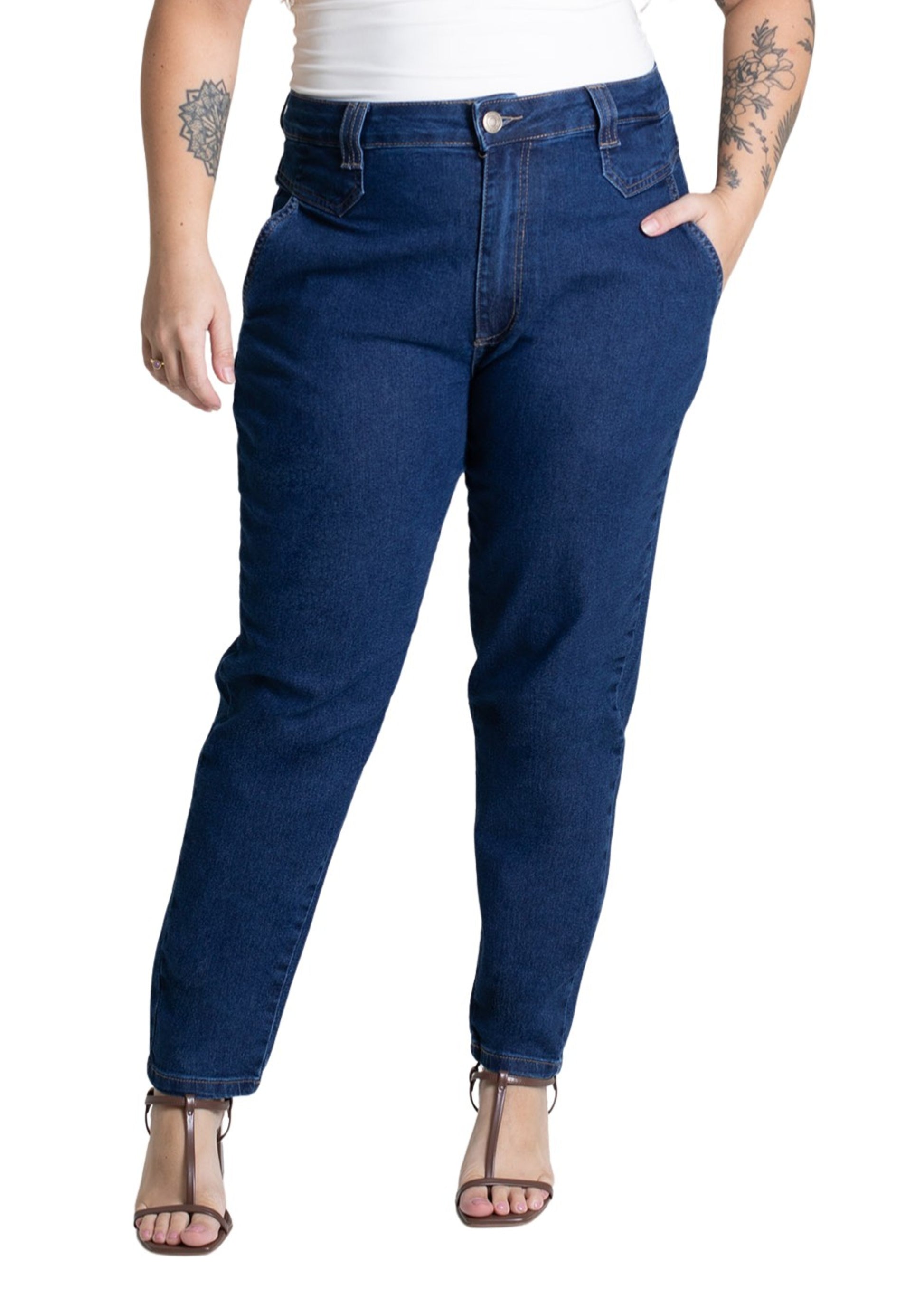 Sawary Plus Size Jeans Pants - 279135