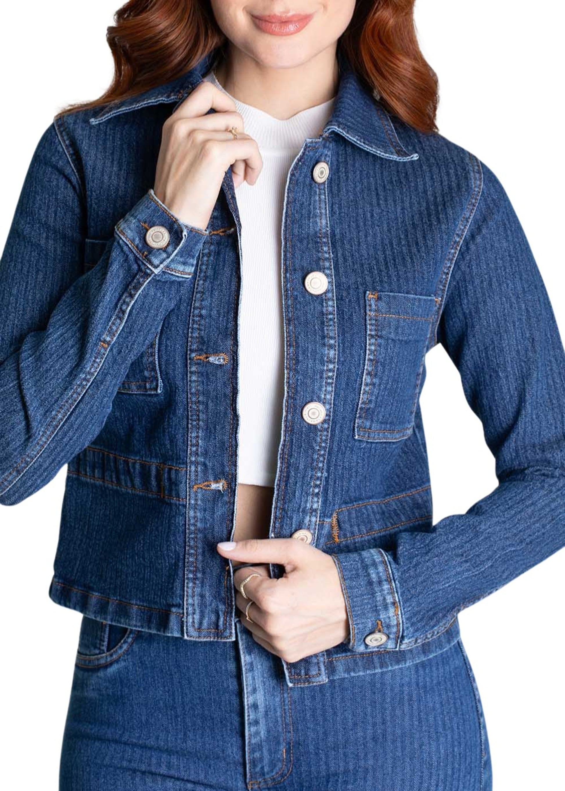 Sawary Jeans Jacket - 279140 BLUE