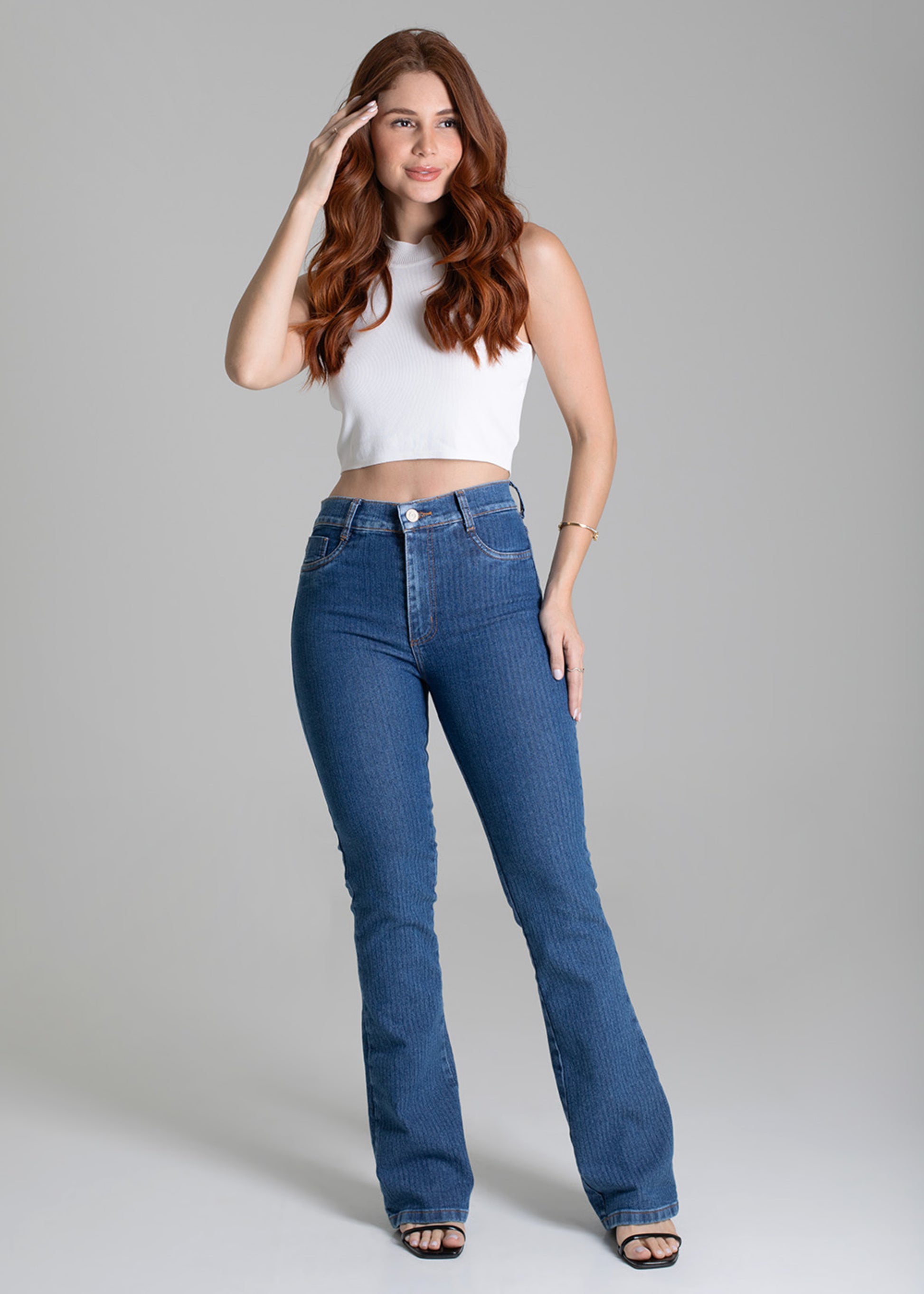 Sawary Boot Cut Jeans Pants - 279142