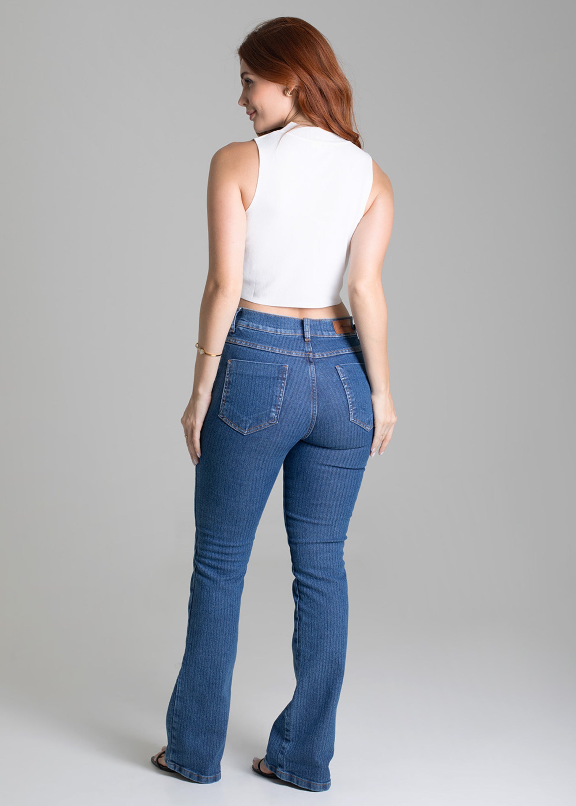Sawary Boot Cut Jeans Pants - 279142