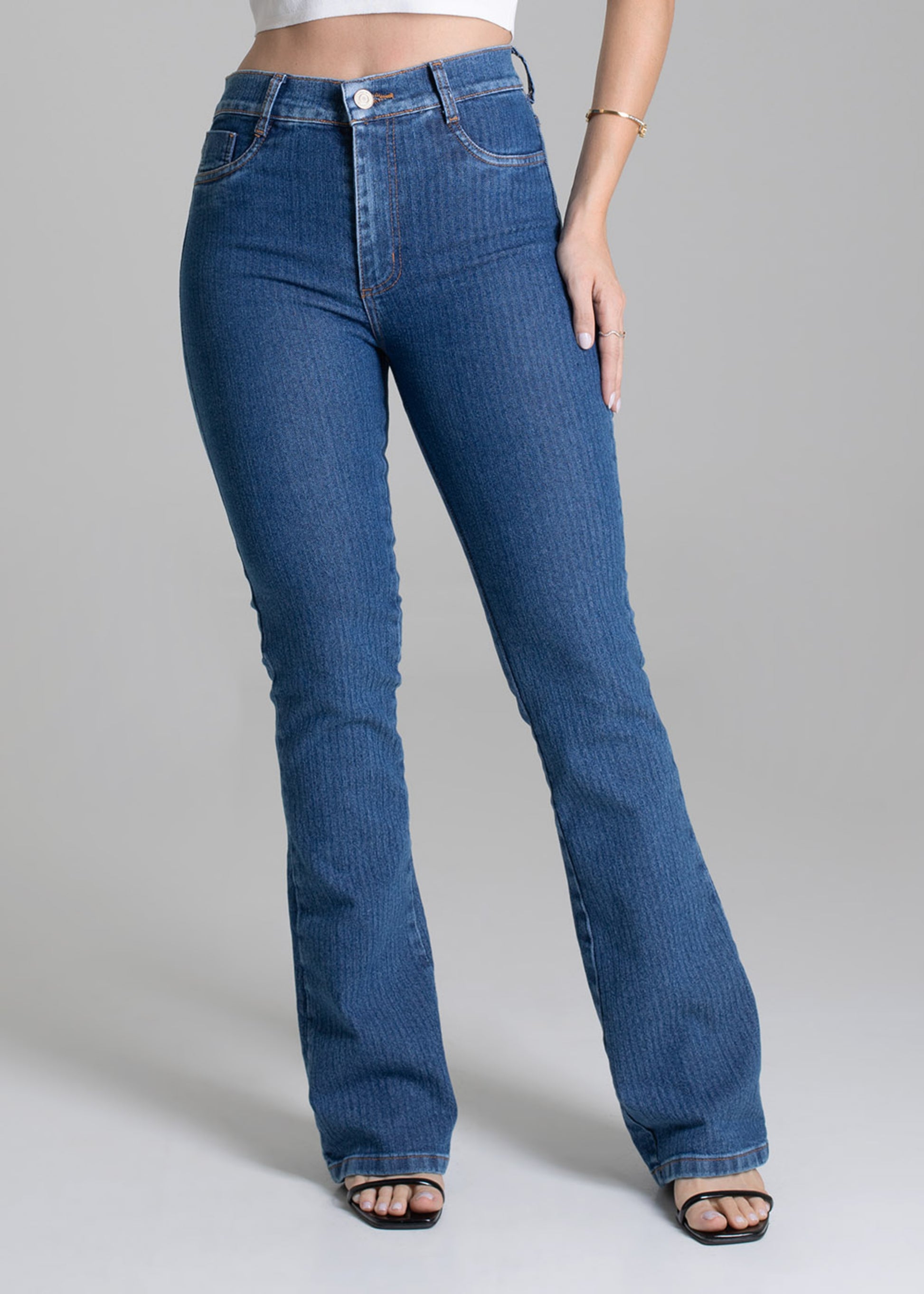 Sawary Boot Cut Jeans Pants - 279142