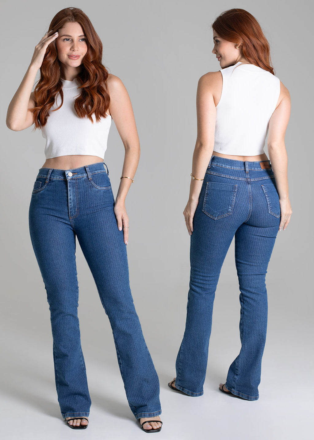 Sawary Boot Cut Jeans Pants - 279142
