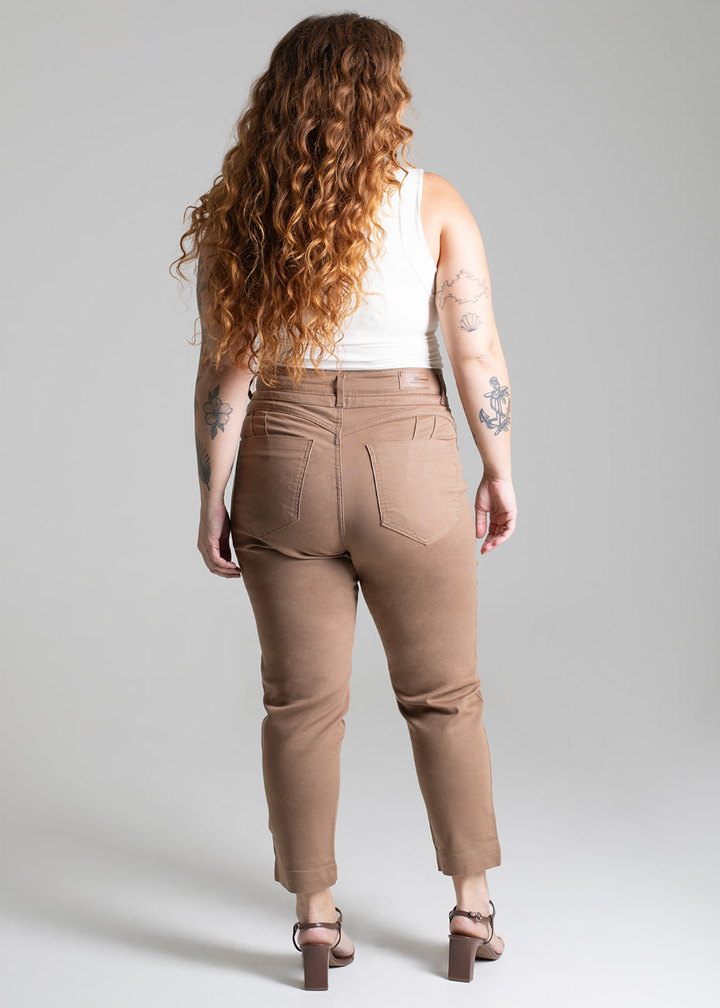 Sawary Plus Size Canvas Pants - 279202
