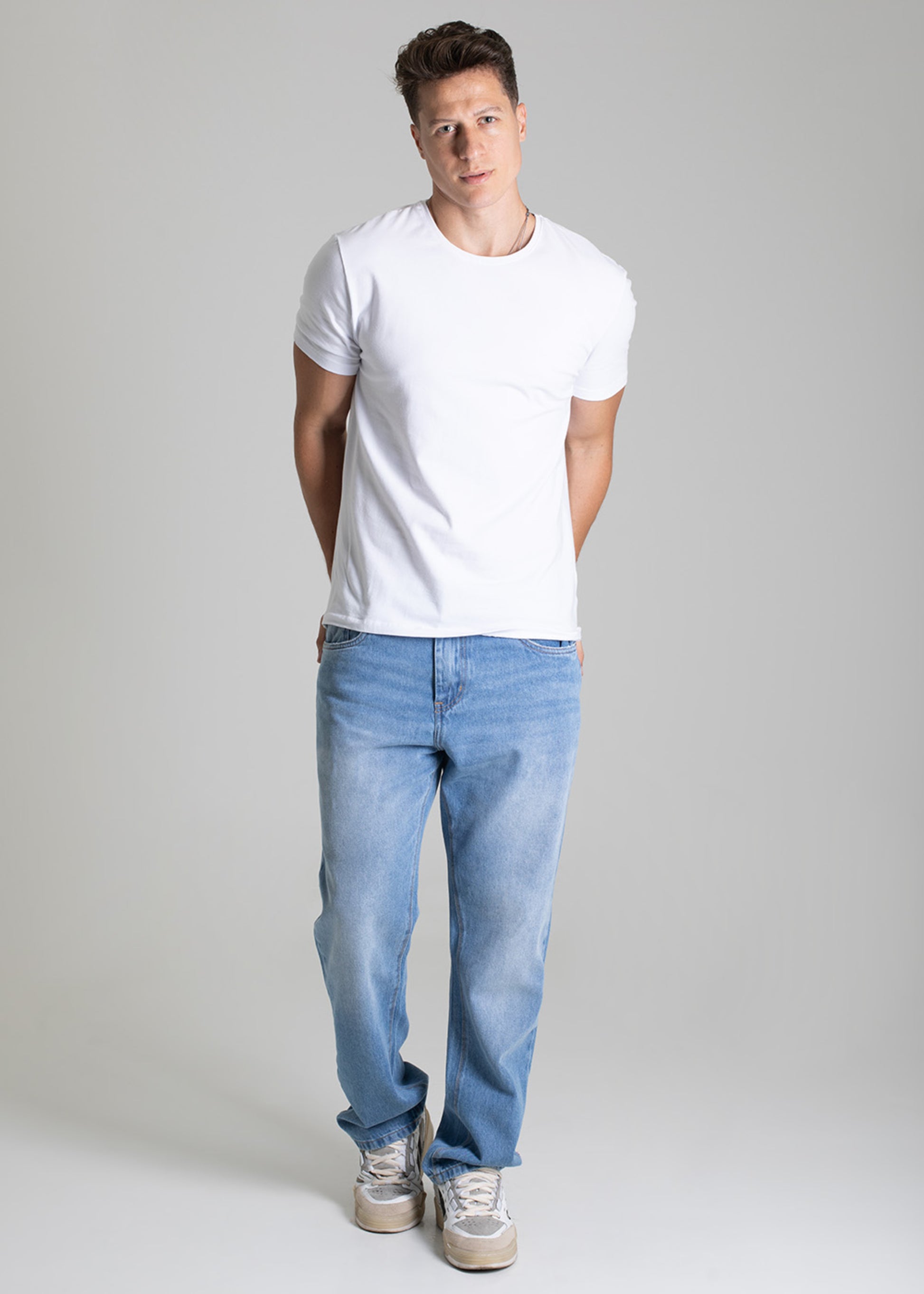 Sawary Relaxed Jeans Pants - 279214 BLUE