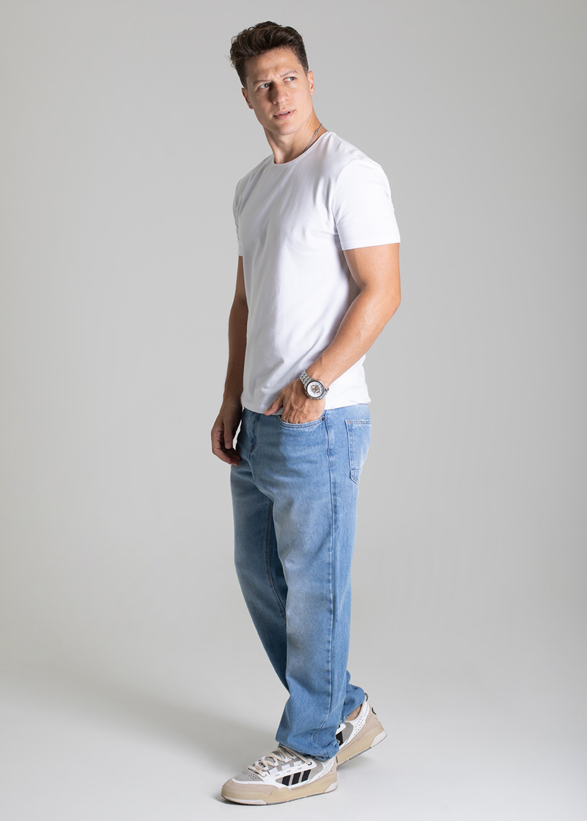 Sawary Relaxed Jeans Pants - 279214 BLUE