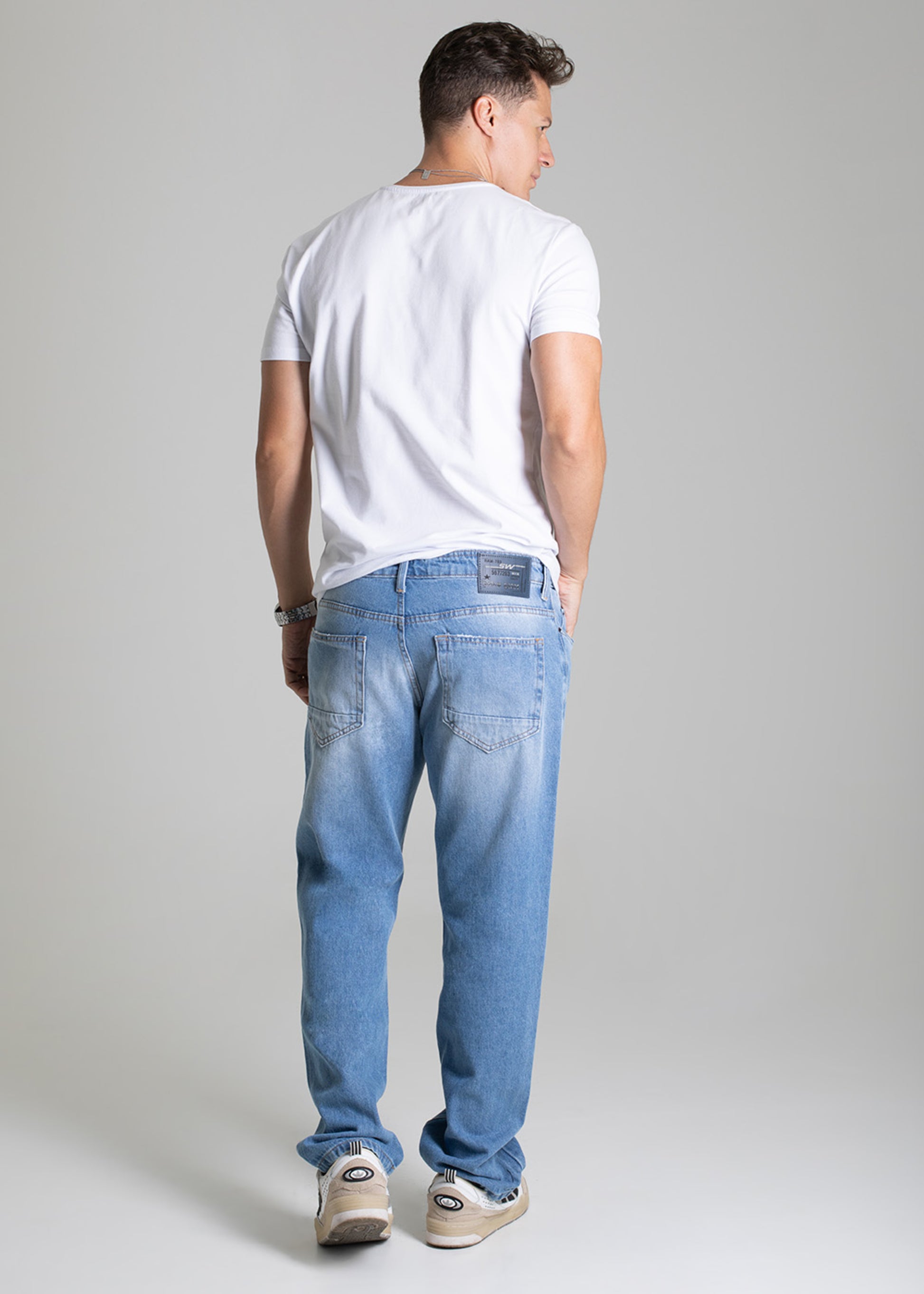 Sawary Relaxed Jeans Pants - 279214 BLUE