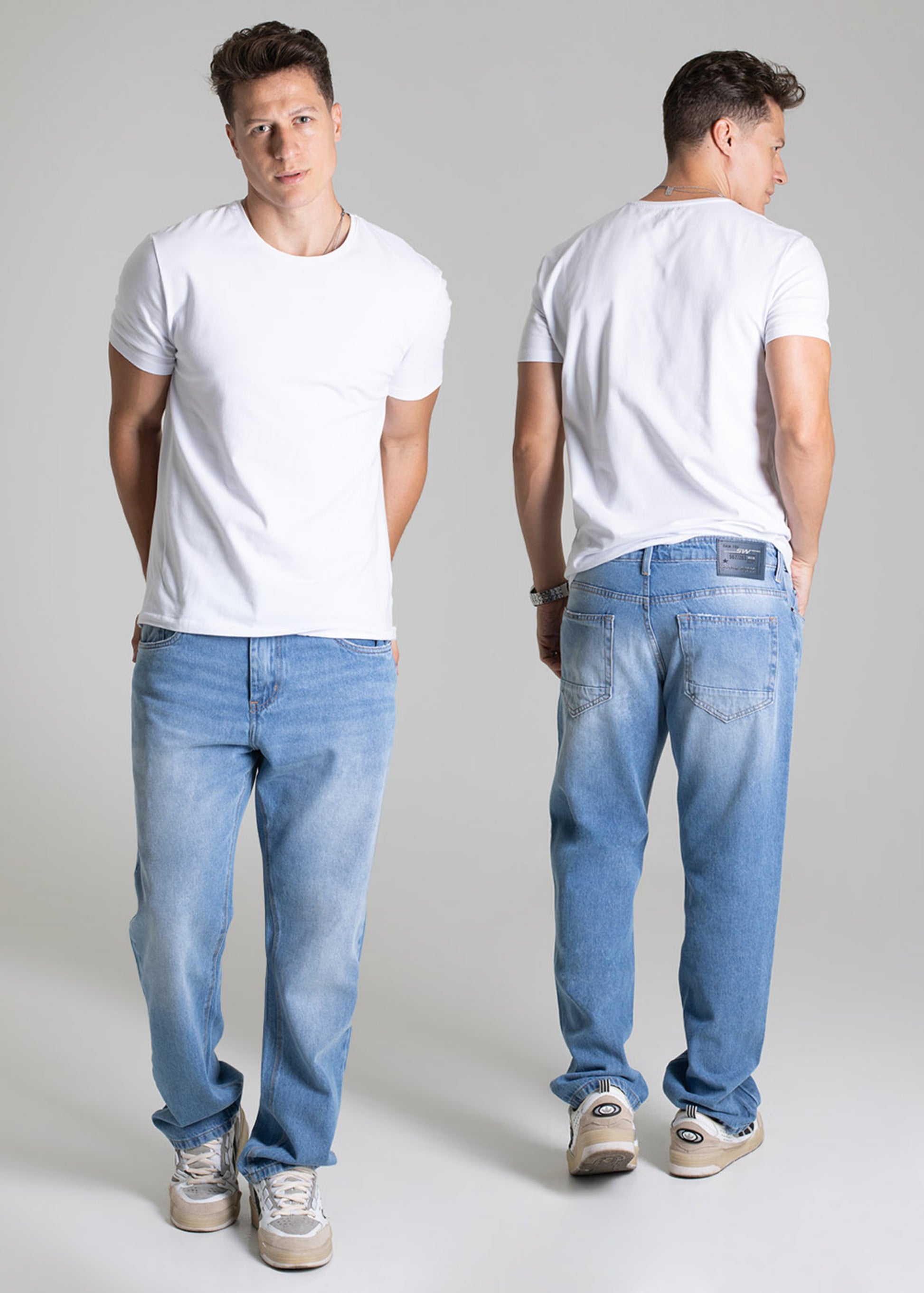 Sawary Relaxed Jeans Pants - 279214 BLUE